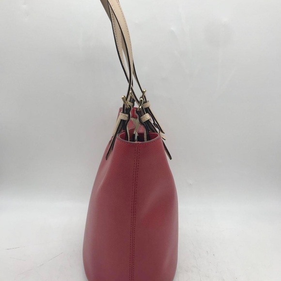 Michael Kors leather jet set tote burgundy - Picture 6 of 6